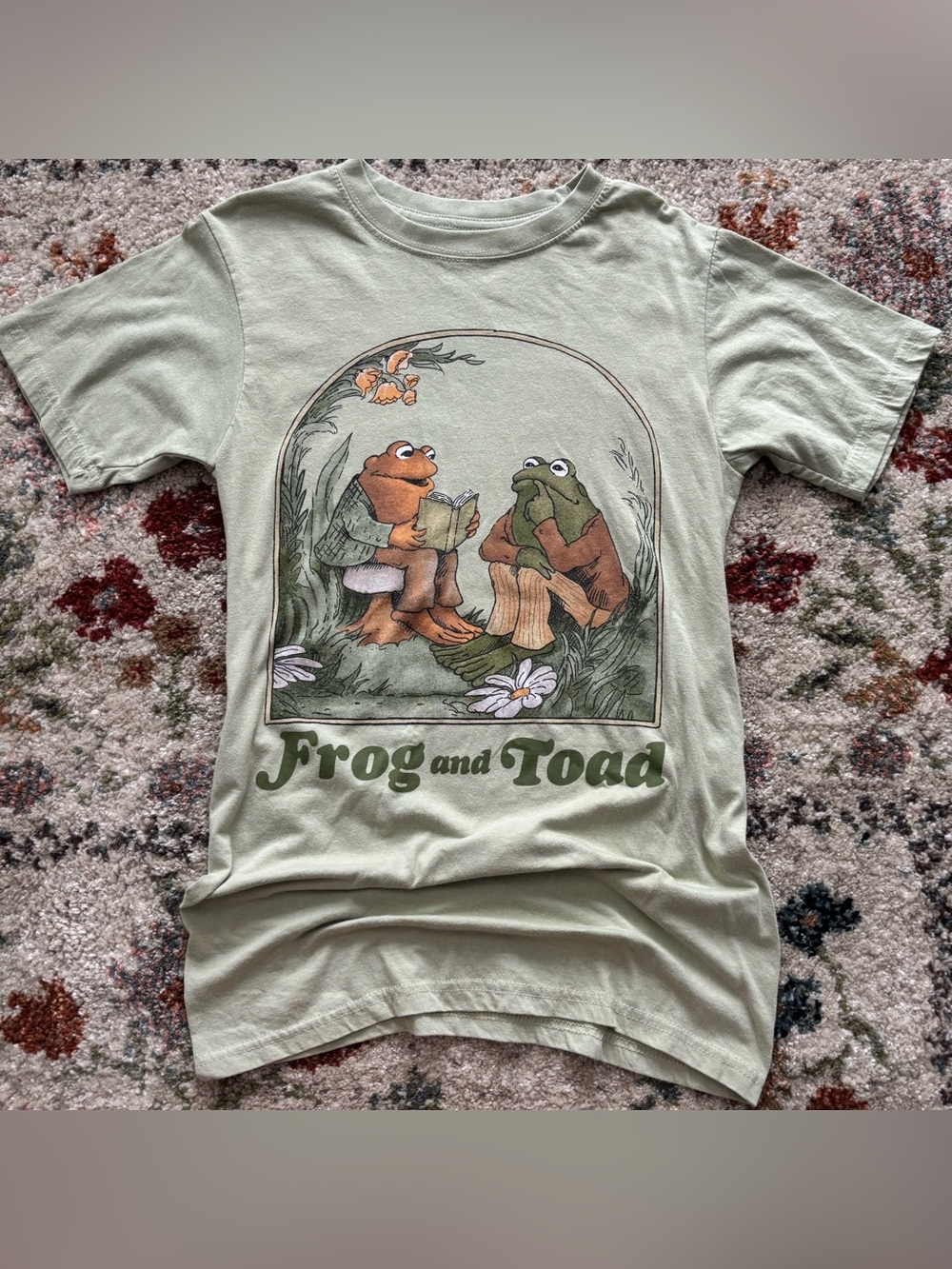 Women’s Frog and Toad Sage Green Graphic Tee
